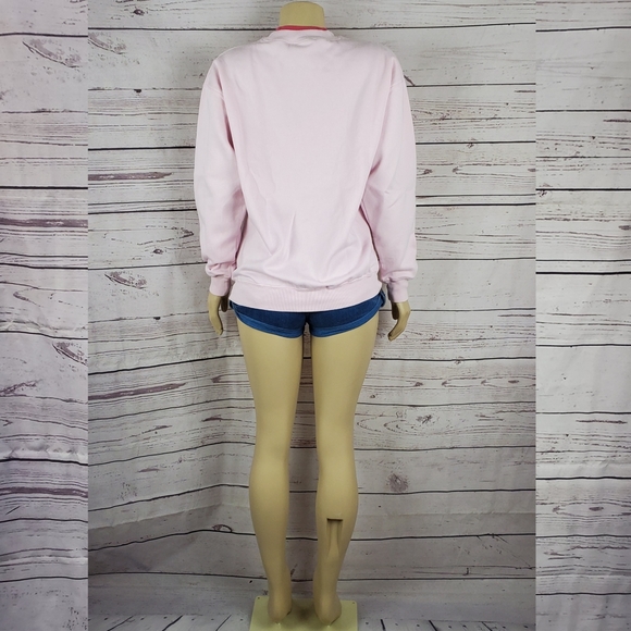 m & sportswear medium baby pink sweatshirt ( 5 for $20 ) - Picture 3 of 8